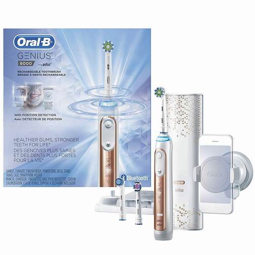  金盒头条：Oral-B Power Genius 8000蓝牙智能电动牙刷5折 134.99加元包邮！3色可选！会员专享！