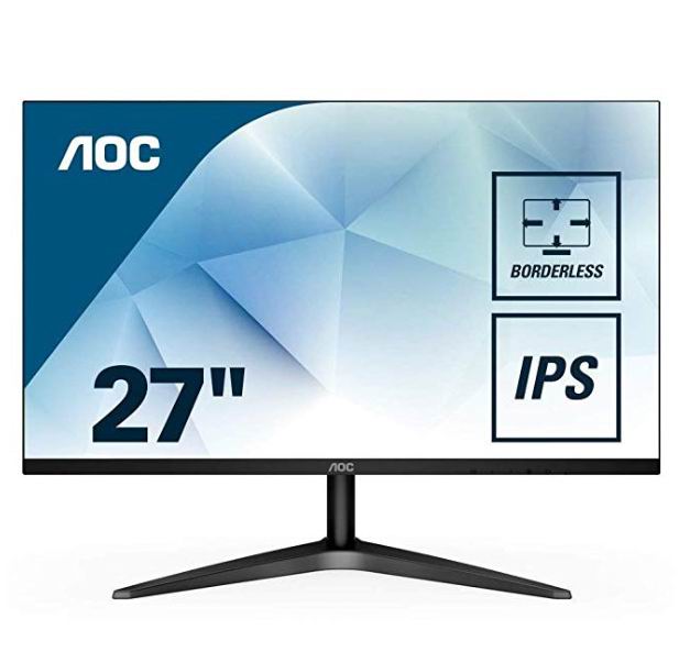  AOC 27B1H  爱眼低蓝光广视角1080P全高清27英寸显示器 149.97加元，原价 189.99加元，包邮