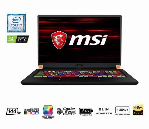  MSI GS75 9SE-283CA 17.3英寸 144Hz 超薄游戏笔记本 2099.99加元，原价 2577.8加元，包邮