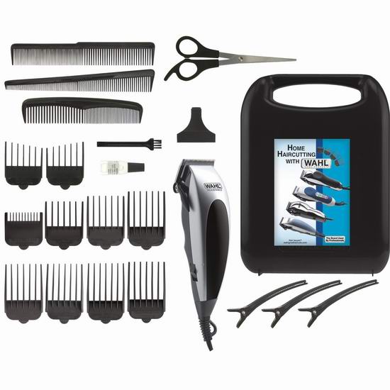 WAHL Pro 3231 家用专业电动理发工具22件套 29.99加元！