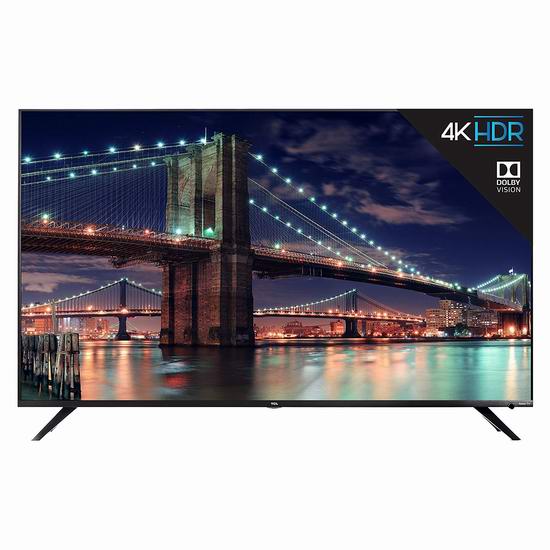  历史新低！TCL 6系列 65R617-CA 65英寸 4K超高清智能电视6.6折 829.99加元包邮！