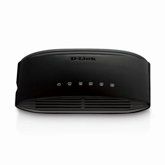  白菜价！D-Link DES-1005E 5口 以太网交换机3.6折 9.99加元！