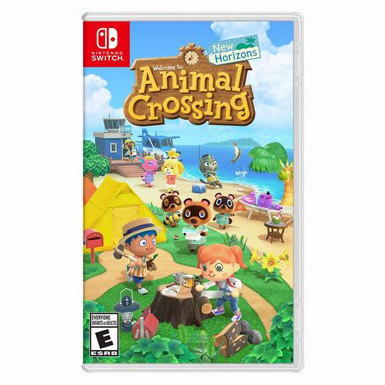  历史新低！《Animal Crossing: New Horizons 集合啦！动物森友会》任天堂Switch版游戏6.9折 54.95加元包邮！