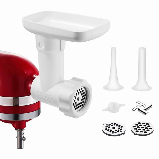  InnoMoon KitchenAid 厨师机专用 绞肉/灌肠通用配件7.1折 39.51加元包邮！