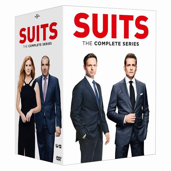  金盒头条：历史新低！《Suits: The Complete Series 金装律师》DVD全集 57.99加元包邮！