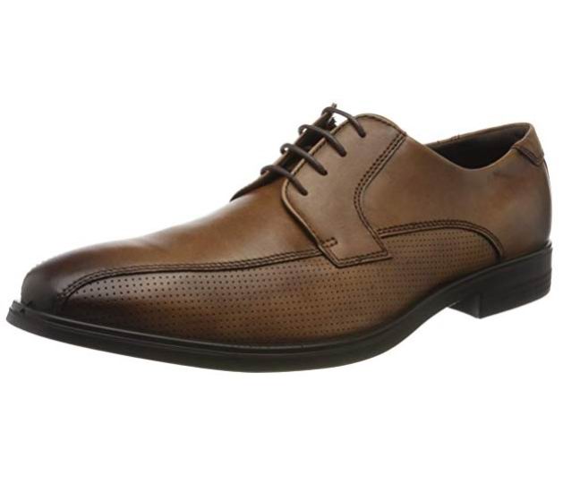  ECCO Melbourne 男士牛津鞋  85.19加元（8-8.5码），原价 187.03加元，包邮