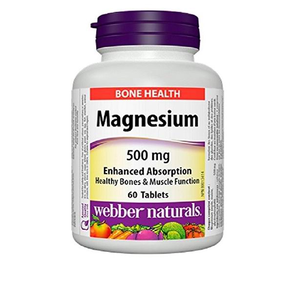  Webber Naturals 镁补充剂500毫克  5.67加元（原价 7.99加元）