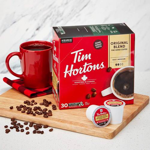  Tim Hortons Original Blend 咖啡胶囊（30粒）15.17加元（原价 23.99加元）