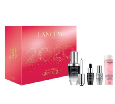  Lancome 兰蔻Génifique新年护肤品套装 含小黑瓶38毫升+粉色50毫升 91加元，原价 101加元（价值 156加元），包邮