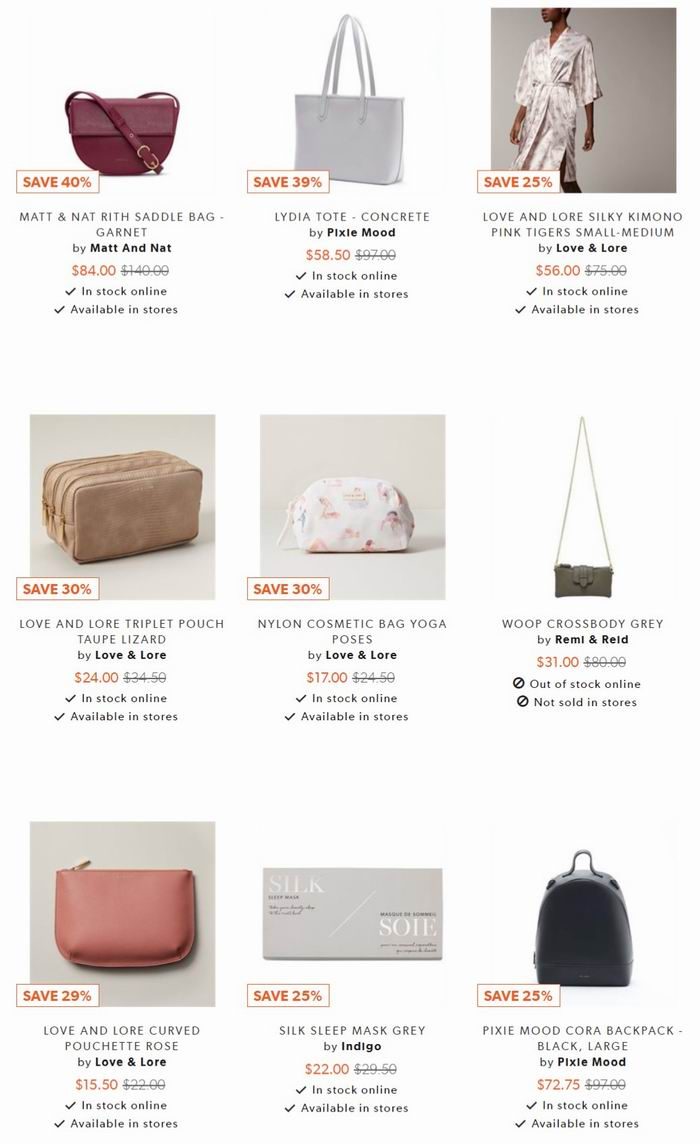 精选Love & Lore、Matt And Nat、Remi & Reid等品牌美包 5.9折起+包邮！