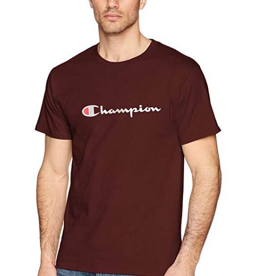  Champion 男士经典T恤 16.19加元（S码），原价 25.99加元