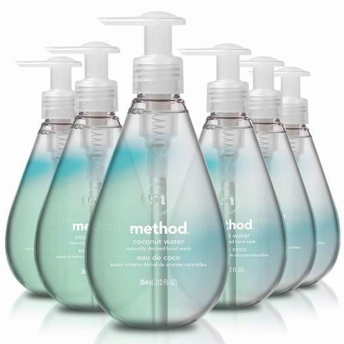  美国超人气天然清洁品牌！Method温和清洁洗手液6瓶 19.89加元（2种味道），原价 26.99加元