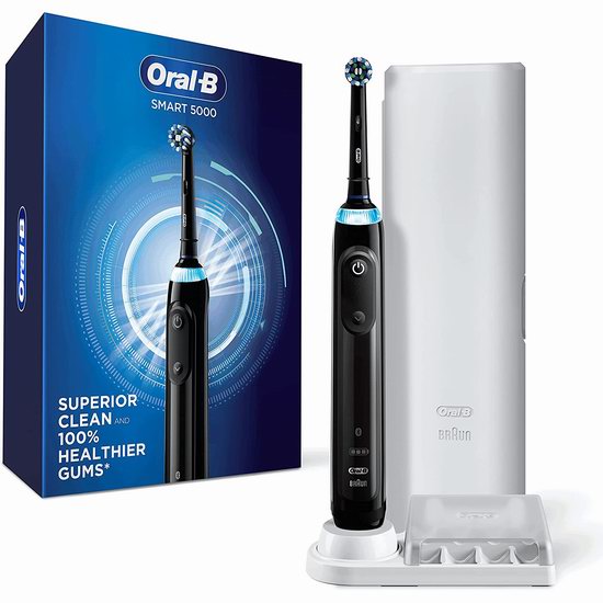  历史最低价！Oral-B Pro 5000 SmartSeries 蓝牙电动牙刷 89.99加元包邮！