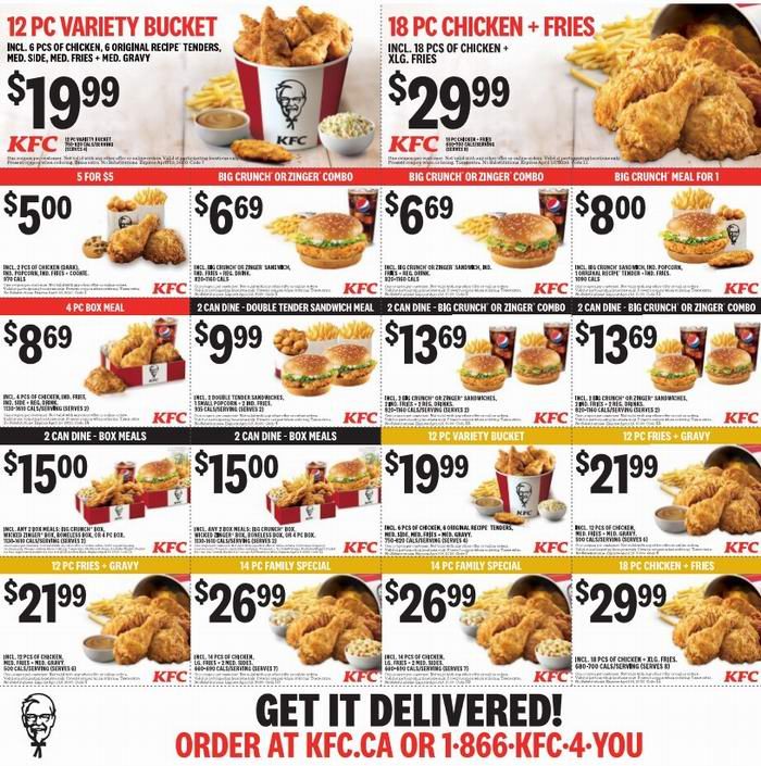 Kfc coupons best sale nb