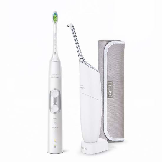  历史最低价！Philips 飞利浦 Hx8492/72 6100 声波震动牙刷 + Airfloss Pro 水牙线套装 149.99加元包邮！