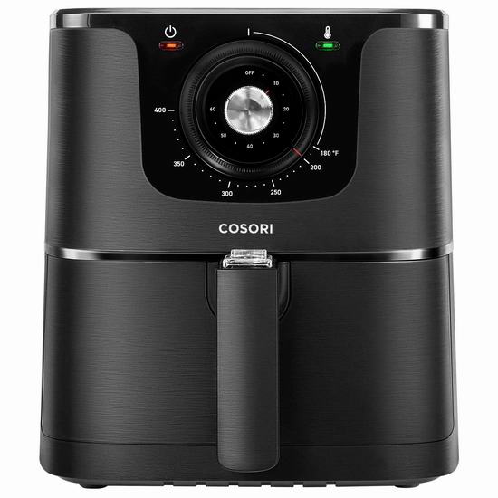  COSORI 5.8夸脱（5.5升） 大容量 健康无油 空气炸锅 118.98加元包邮！