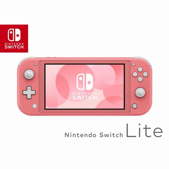 Nintendo 任天堂Switch Lite 珊瑚色便携式掌上游戏机259.99加元包邮！_