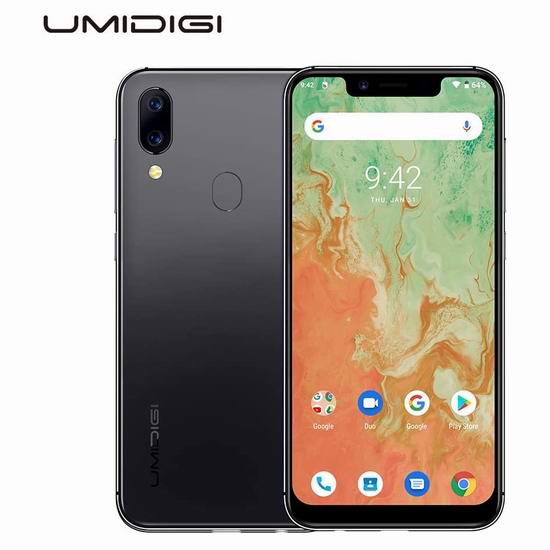  UMIDIGI 优米 A3X 5.7英寸 双卡双待 解锁版智能手机（3GB+16GB） 118.99加元包邮！2色可选！