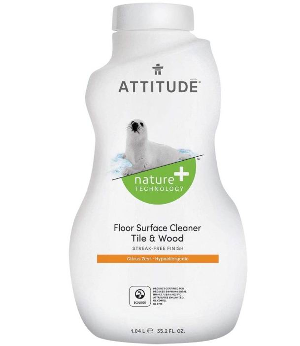  ATTITUDE Nature + 防过敏地板表面清洁剂1.04升 3.67加元（原价 4.79加元）