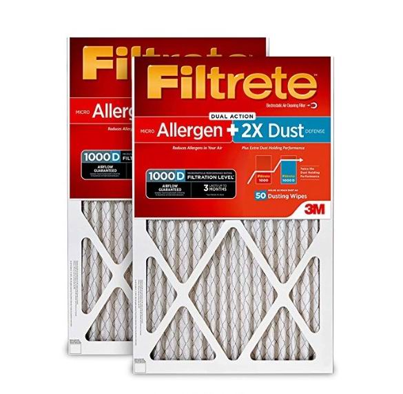  会员专享！精选 3M Filtrete 家庭空调暖气炉过滤网7折起！3M旗下产品！