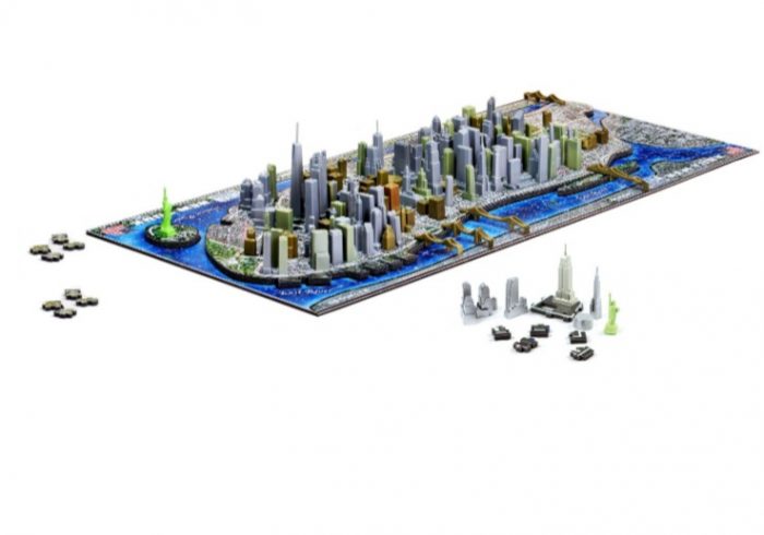  颠覆传统  4D模型 New York City Skyline Time 纽约城 时间线版 7.9折 41.82加元，原价 53加元，包邮