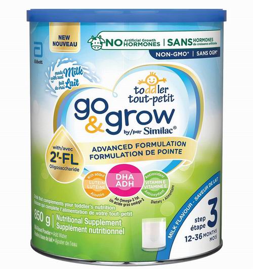  Similac Go & Grow 3段婴儿奶粉  22.79加元（原价 28.94加元）