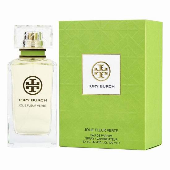  白菜价！历史新低！Tory Burch Jolie Fleur Verte 花香女士香水（100ml）2.8折 47.81加元包邮！