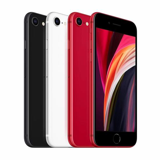 新品上市！2020版苹果 iPhone SE 4.7英寸智能手机 599加元起包邮！3色可选！