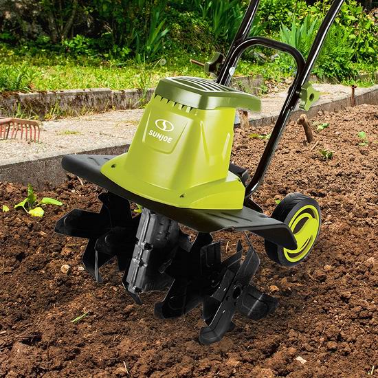  Sun Joe TJ603E 种菜利器 16英寸电动翻土机7.4折 197.98加元包邮！