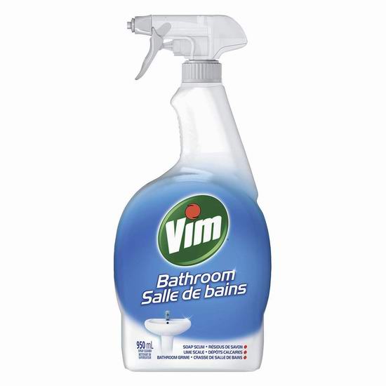  Vim Bathroom 浴室清洁喷雾（950ml） 2.49加元！