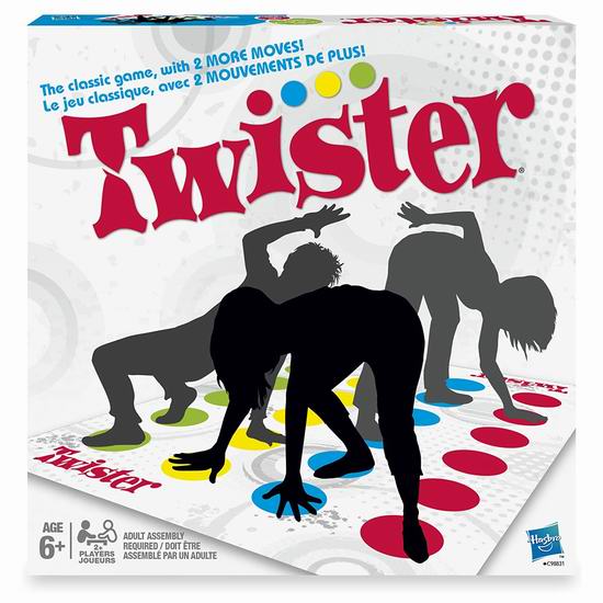  经典聚会游戏！Hasbro 孩之宝 Twister 扭扭乐 19.93加元！支持次日送达！