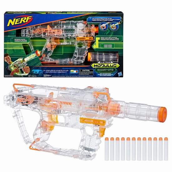  Nerf Modulus Ghost Ops 炫酷光效 泡沫海绵玩具枪6折 29.99加元