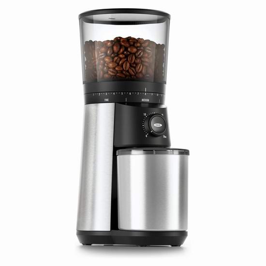 OXO Conical Burr 专业18段 咖啡豆研磨机7折 97.3加元包邮！