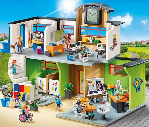  高分平价！Playmobil 学校系列 带家具的教学楼 7.1折 127.47加元，原价 179.99加元，包邮
