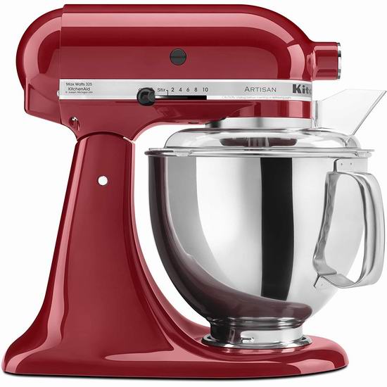  KitchenAid 厨宝 KSM150PS Artisan 名厨系列5夸脱多功能厨师机7.3折 349.98加元包邮！多色可选！