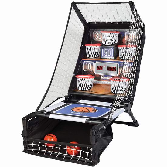  Franklin Sports 便携式电子投篮机 74.99加元包邮！