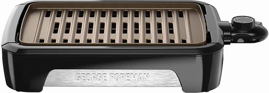 历史新低！George Foreman GFS0090SBC 室内无烟 电烧烤炉4.6折 29.99加元！