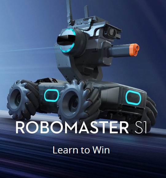  历史最低价！DJI大疆机甲大师RoboMaster S1 教育机器人 7.1折 499加元，原价 709加元，包邮