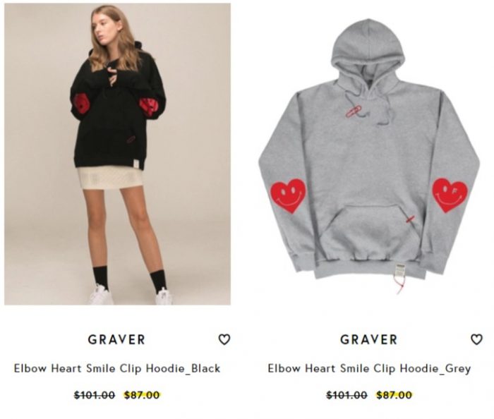 Graver 小花、笑脸、爱心笑脸卫衣 4折起+额外9折+包关税！ 太好穿了 穿上就不想脱掉
