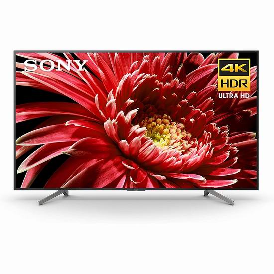  历史新低！Sony 索尼 XBR-X850G 85英寸 4K超高清智能电视5.8折 2299.98加元包邮！