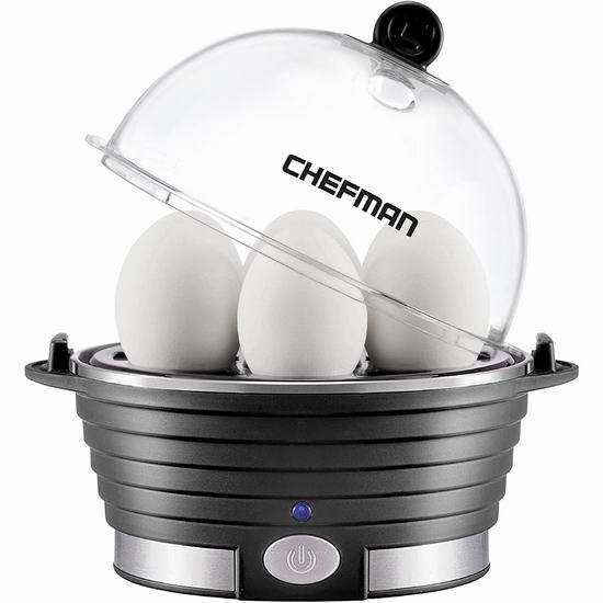  Chefman RJ24-V2 多功能家用煮蛋器/蒸煮器 24.36加元，原价 28.99加元