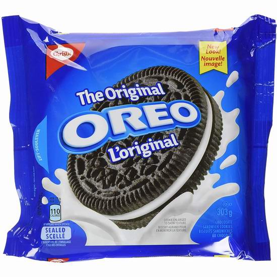  OREO 奥利奥 Thins Original 巧克力夹心饼干（303克）2加元！4款可选！