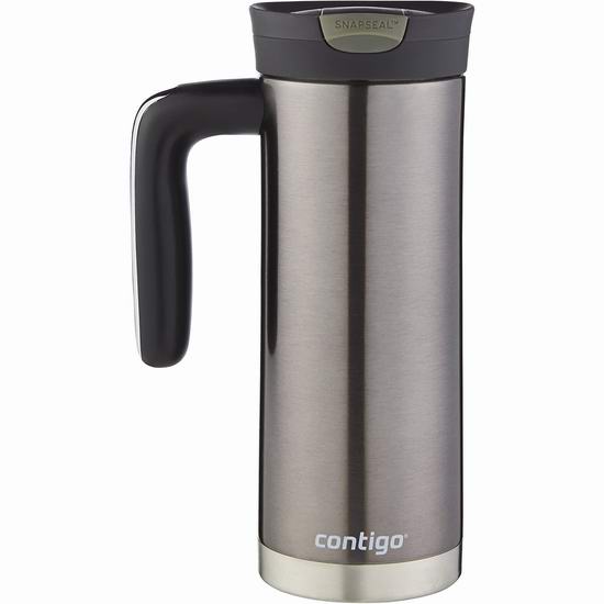  历史最低价！Contigo 康迪克 SnapSeal Superior 20盎司 双层不锈钢保温杯 15.98加元！