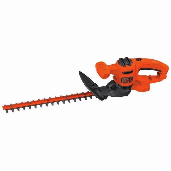  近史低价！BLACK+DECKER BEHT100 16英寸电篱笆剪6.8折 39.98加元包邮！园艺必备！