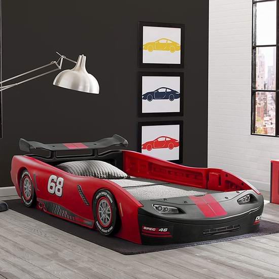  Delta Children Turbo Race Car 赛车造型Twin床 299.99加元包邮！