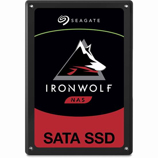  历史新低！Seagate 希捷 ZA960NM10011 Ironwolf SSD 110 960GB 高耐用性 NAS 固态硬盘6.2折 148.6加元包邮！