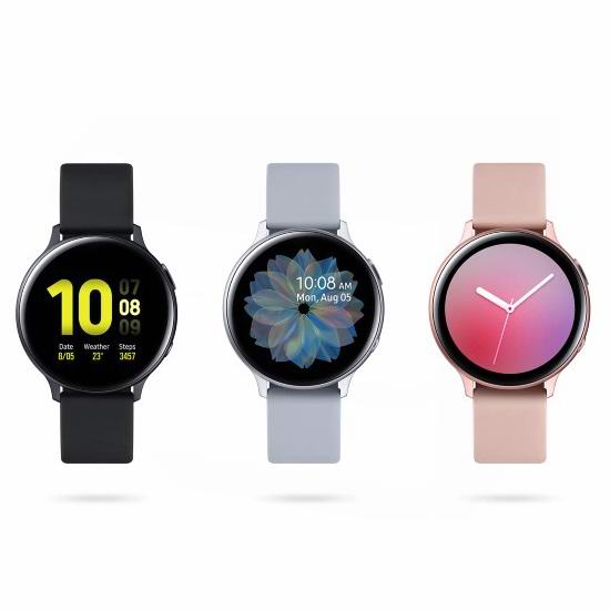  历史最低价！Samsung 三星 Galaxy Watch Active2 40MM/44MM BT 蓝牙版智能手表 249-279加元包邮！2色可选！