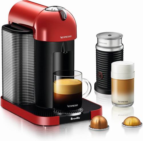  历史最低价！Nespresso Vertuo 咖啡机+奶泡机套装5.3折 169加元包邮！