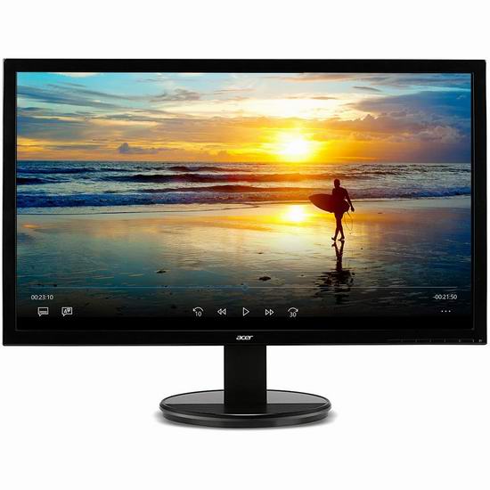  Acer 宏碁 K202HQL BD 19.5英寸窄边框 TN屏 宽屏显示器 93.15加元包邮！