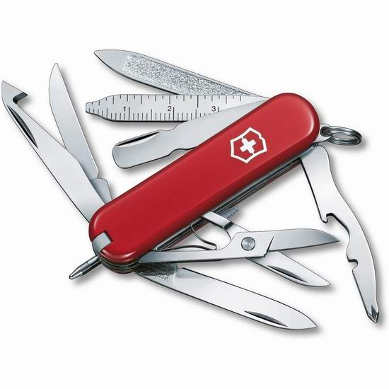  近史低价！Victorinox 维氏正宗瑞士 MiniChamp II 16功能口袋刀5折 35.19加元包邮！